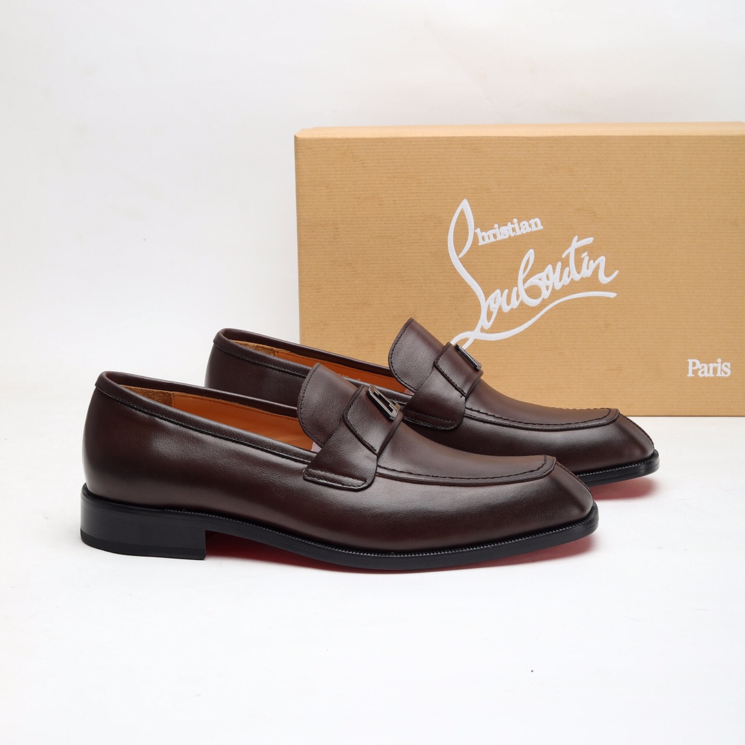 Christian Louboutin（cl男） Style Leather Men's Shoes Lookbook Reference image 2