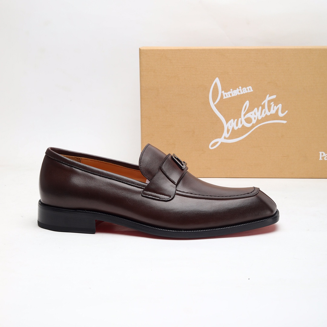 Christian Louboutin Style Leather Men's Shoes Men's Shoes Men's Shoes detail image 4 from source 782733