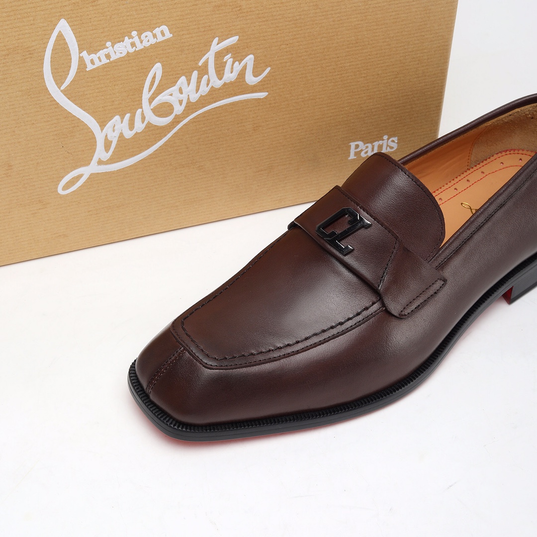 Christian Louboutin Style Leather Men's Shoes Men's Shoes Men's Shoes detail image 6 from source 782733