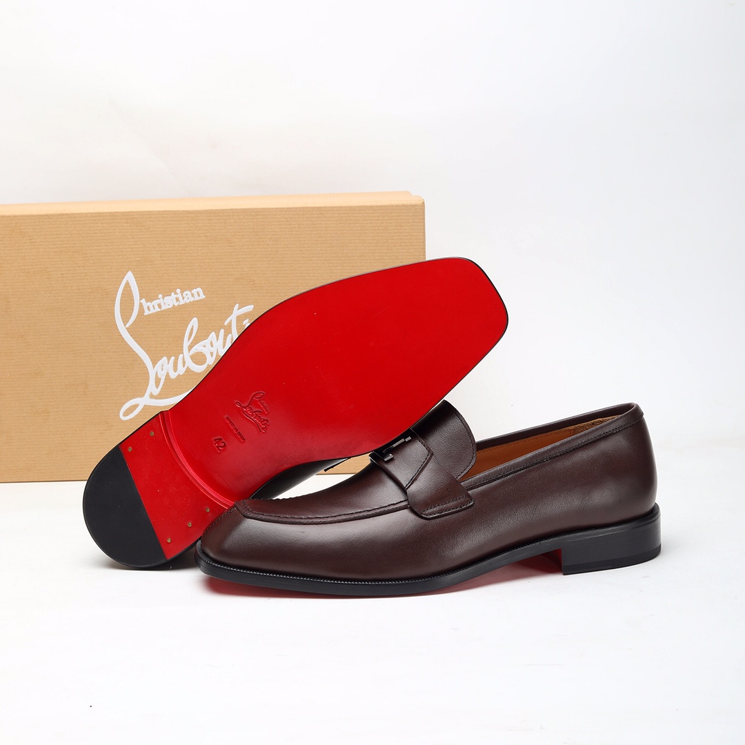 Christian Louboutin Style Leather Men's Shoes Men's Shoes Men's Shoes detail image 9 from source 782733