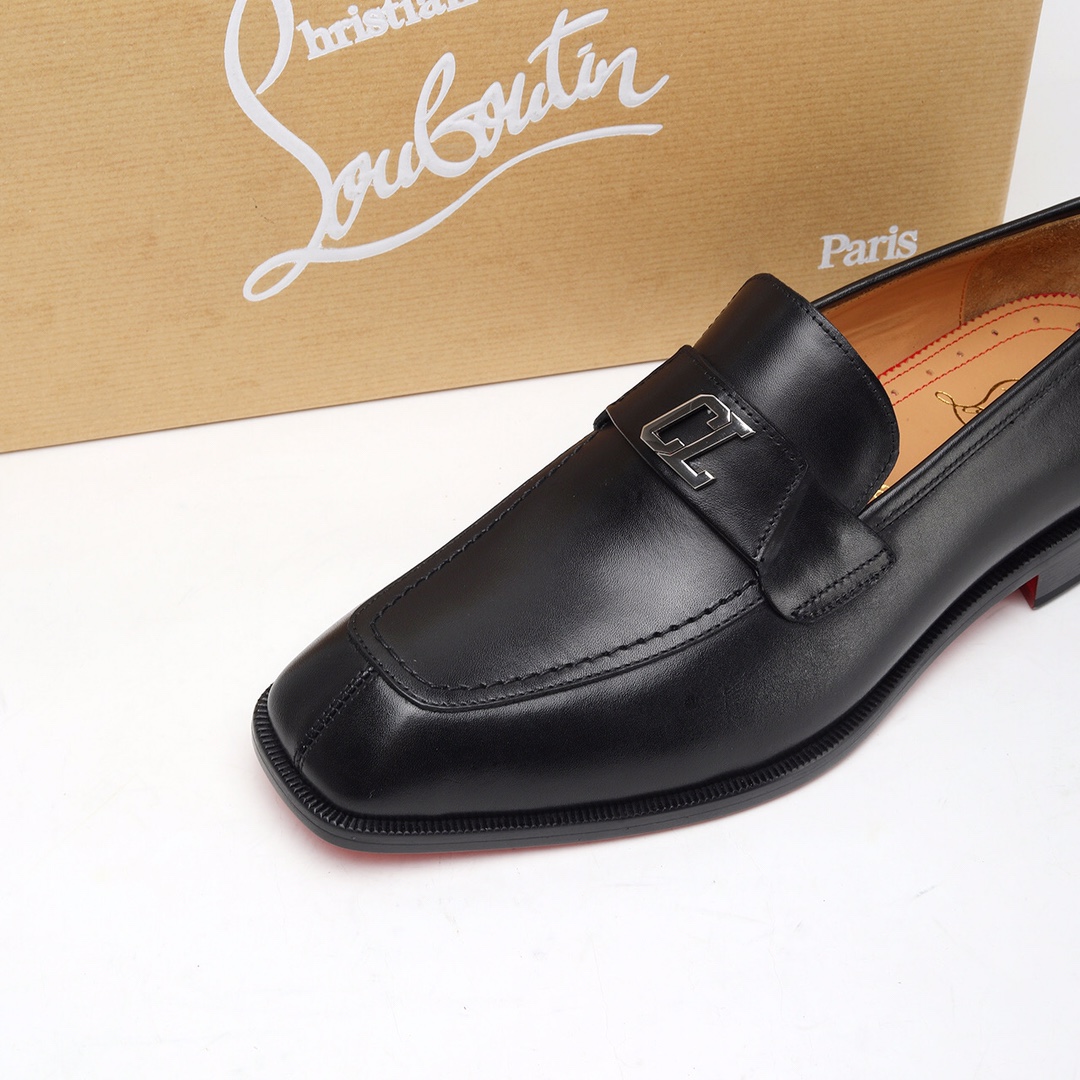 Christian Louboutin Style Leather Men's Shoes Men's Shoes Men's Shoes detail image 6 from source 782750