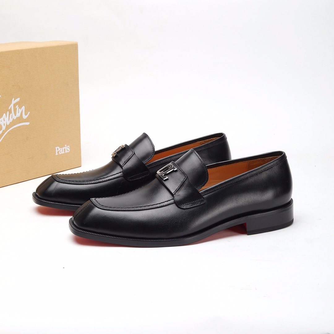 Christian Louboutin Style Leather Men's Shoes Men's Shoes Men's Shoes detail image 3 from source 782750