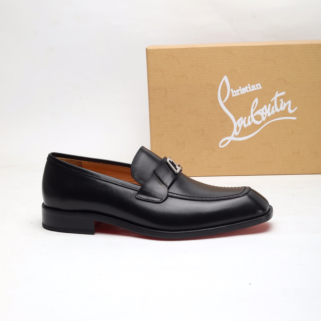 Christian Louboutin Style Leather Men's Shoes Men's Shoes Men's Shoes detail image 4 from source 782750