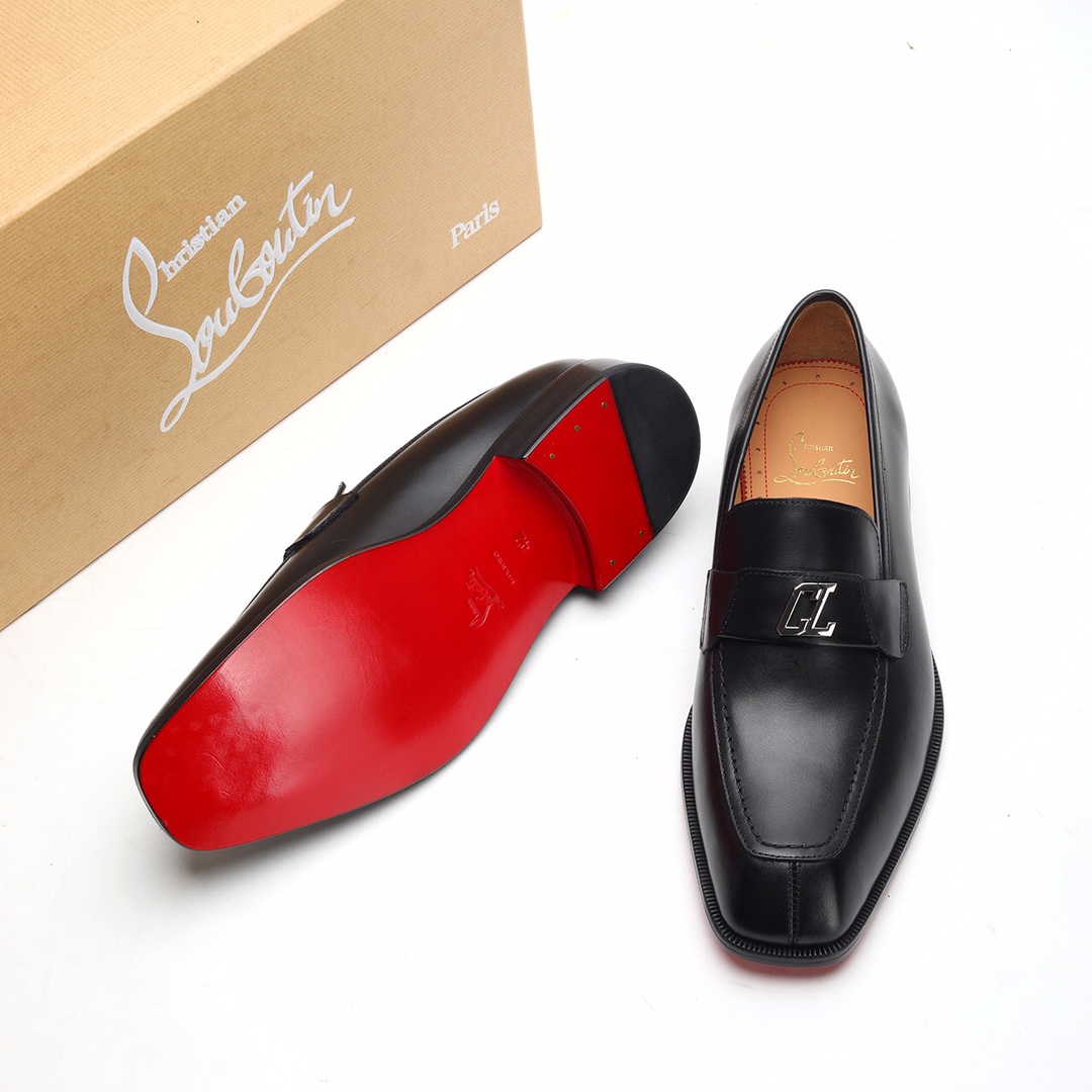 Christian Louboutin Style Leather Men's Shoes Men's Shoes Men's Shoes detail image 8 from source 782750
