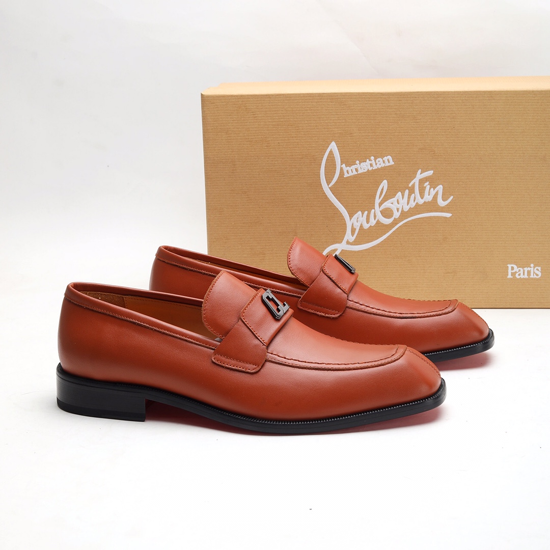 Christian Louboutin（cl男） Style Leather Men's Shoes Lookbook Reference image 2