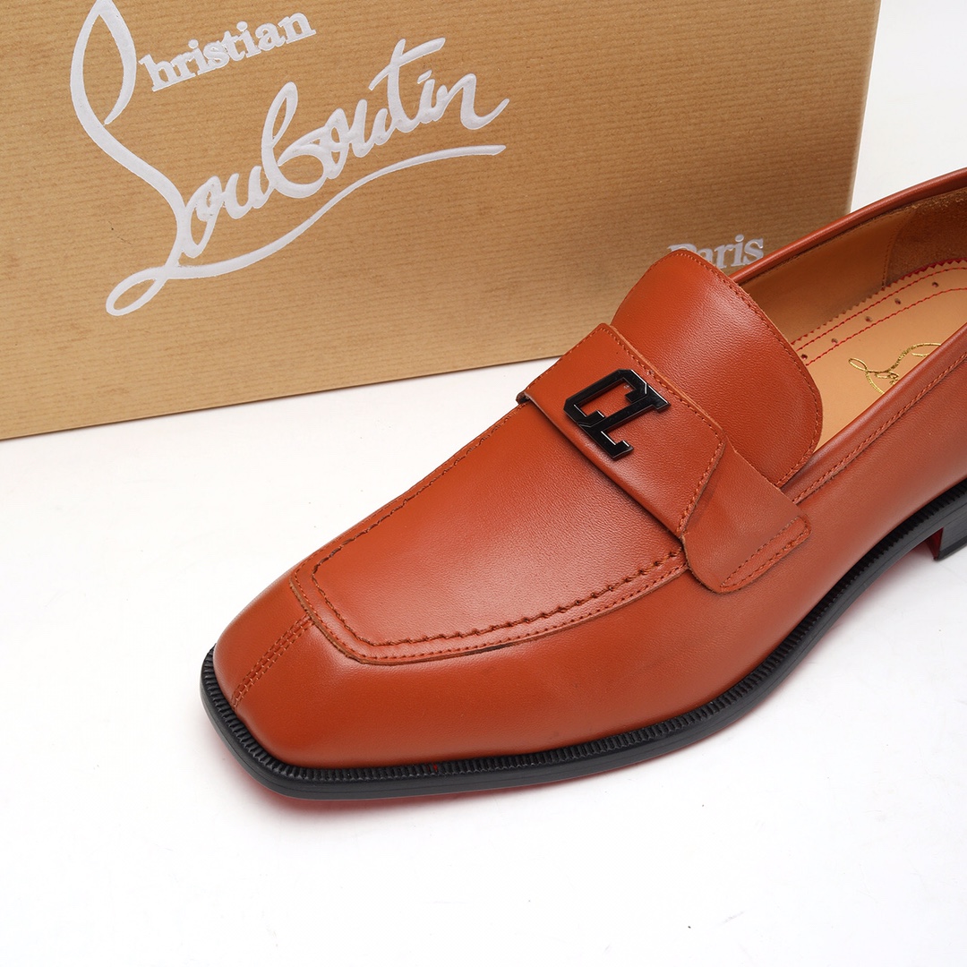Christian Louboutin Style Leather Men's Shoes Men's Shoes Men's Shoes detail image 6 from source 782749