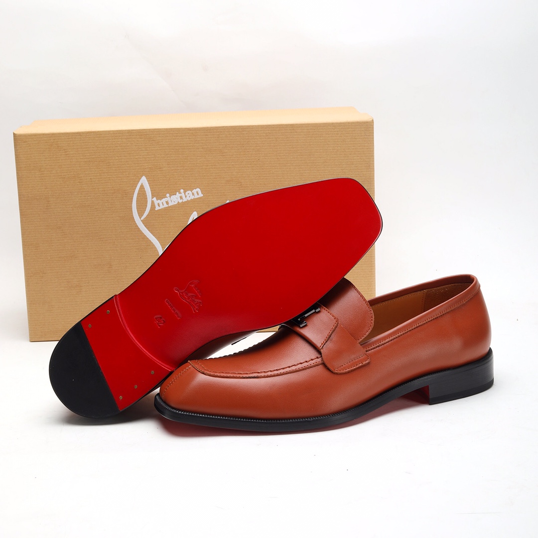 Christian Louboutin Style Leather Men's Shoes Men's Shoes Men's Shoes detail image 9 from source 782749