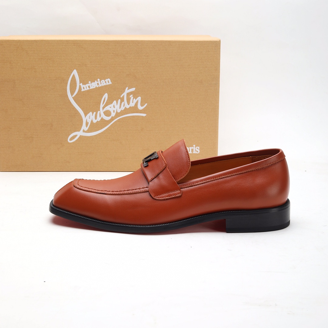 Christian Louboutin Style Leather Men's Shoes Men's Shoes Men's Shoes detail image 5 from source 782749