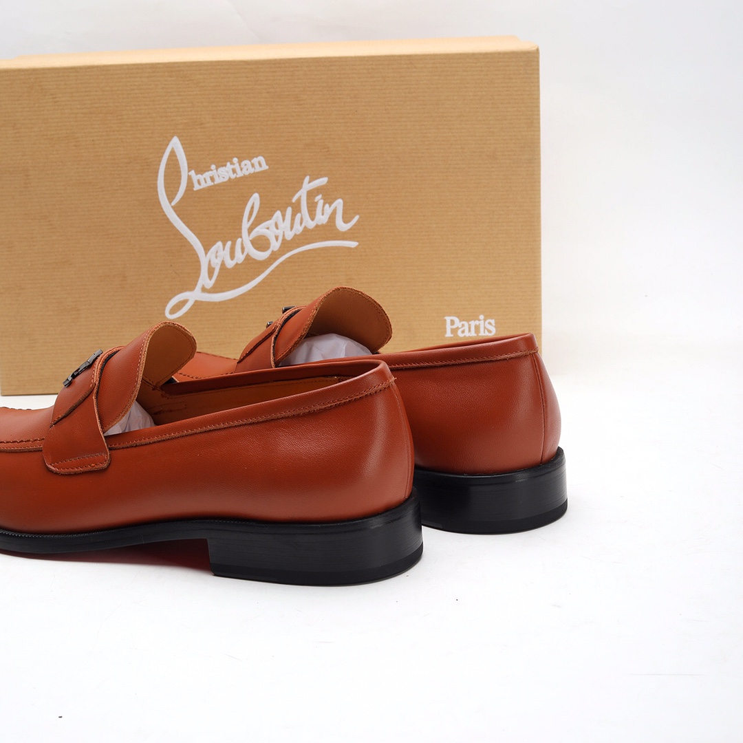 Christian Louboutin Style Leather Men's Shoes Men's Shoes Men's Shoes detail image 7 from source 782749