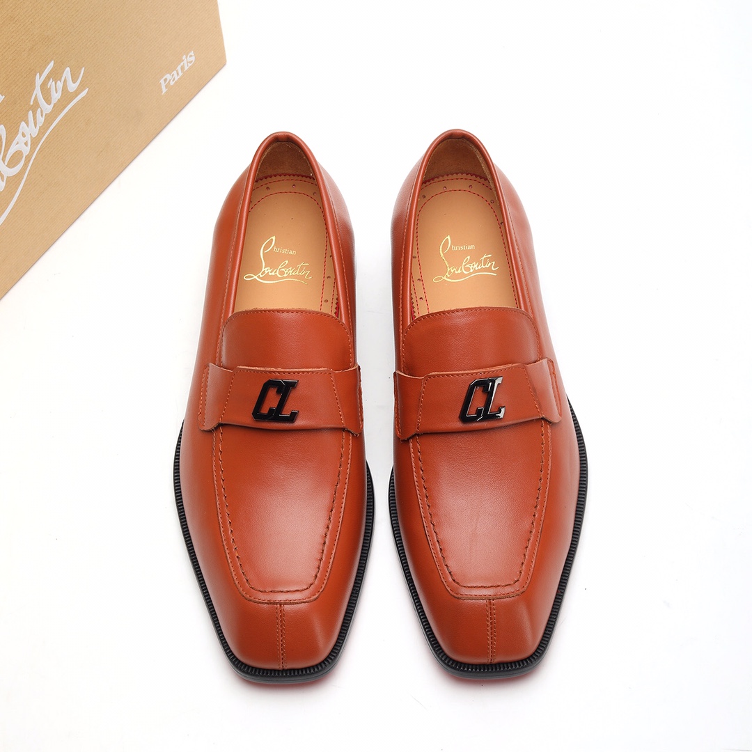 Christian Louboutin（cl男） Style Leather Men's Shoes Lookbook Reference image 1