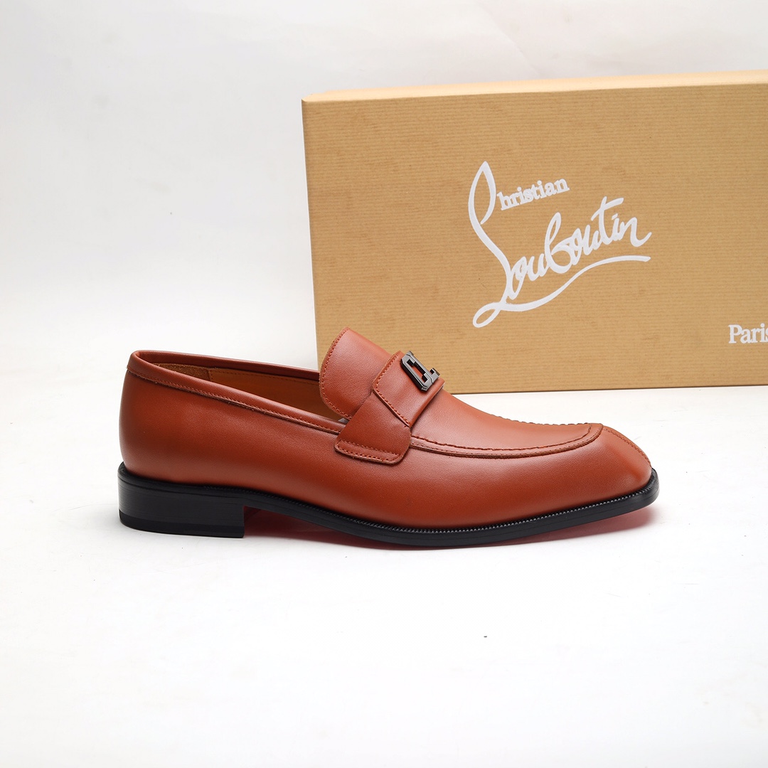 Christian Louboutin Style Leather Men's Shoes Men's Shoes Men's Shoes detail image 4 from source 782749