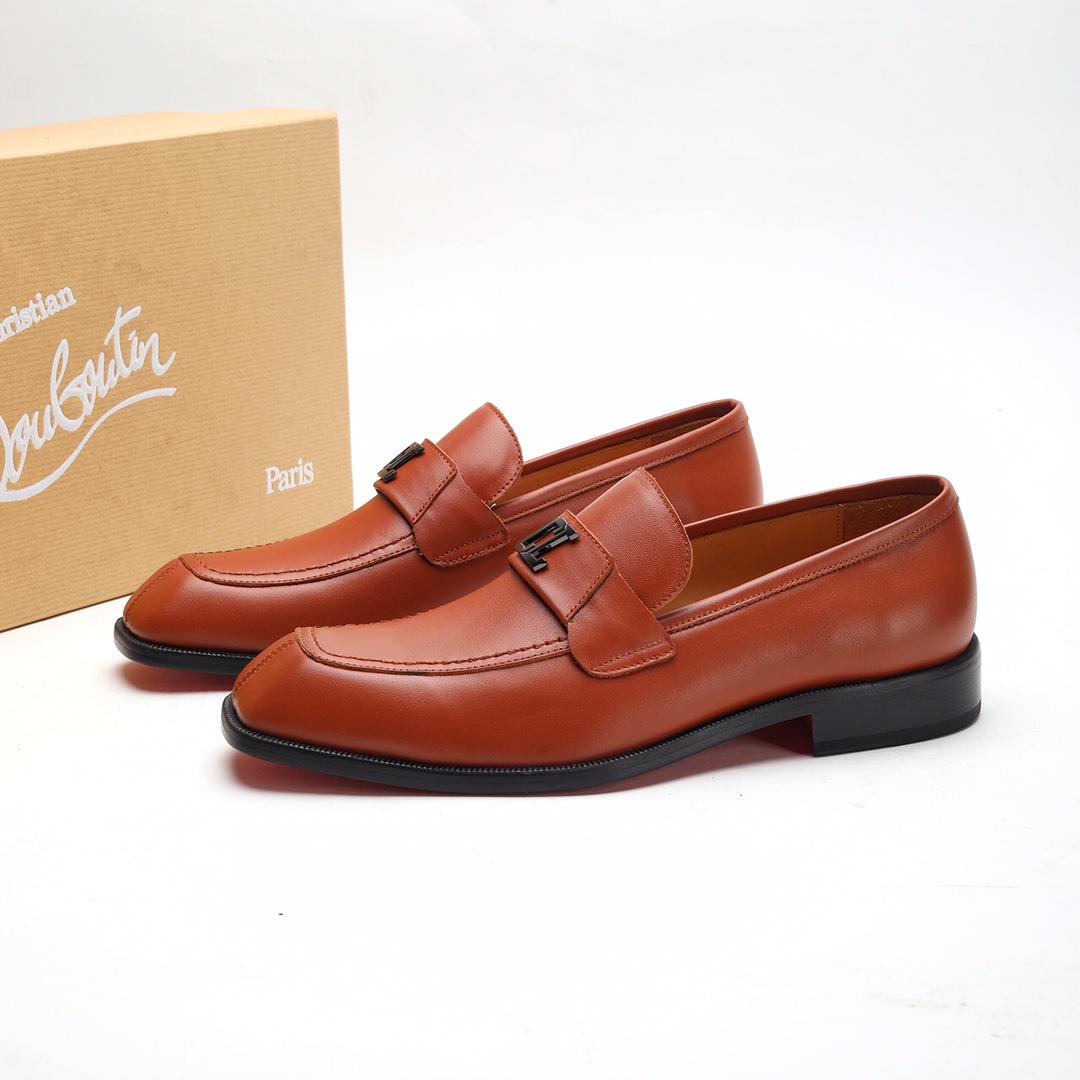 Christian Louboutin Style Leather Men's Shoes Men's Shoes Men's Shoes detail image 3 from source 782749