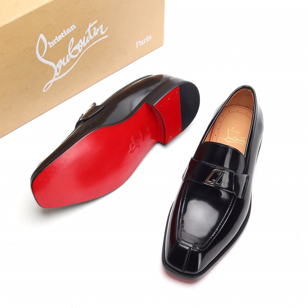 Christian Louboutin Style Leather Men's Shoes Men's Shoes Men's Shoes detail image 8 from source 782747