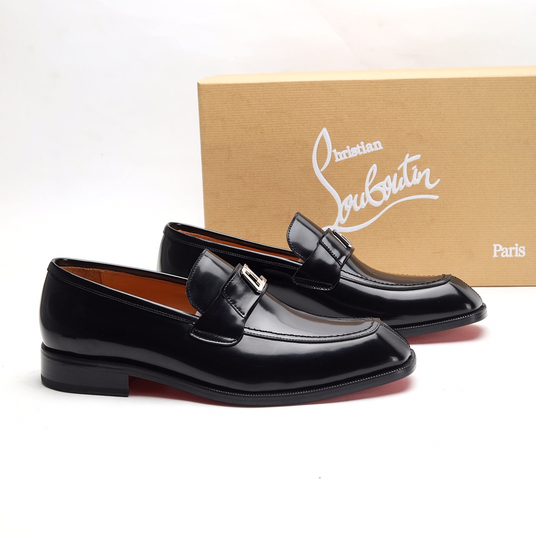 Christian Louboutin（cl男） Style Leather Men's Shoes Lookbook Reference image 2