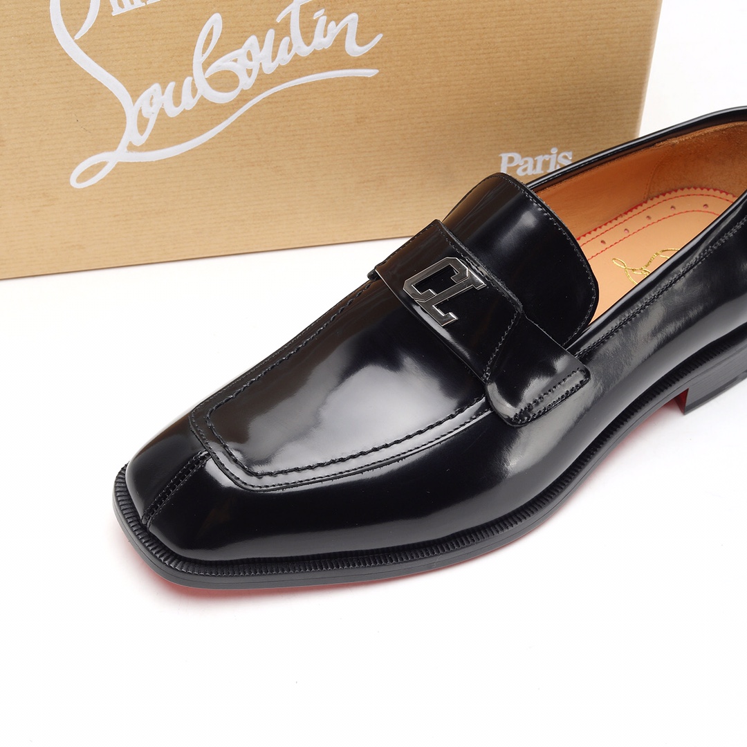Christian Louboutin Style Leather Men's Shoes Men's Shoes Men's Shoes detail image 6 from source 782747