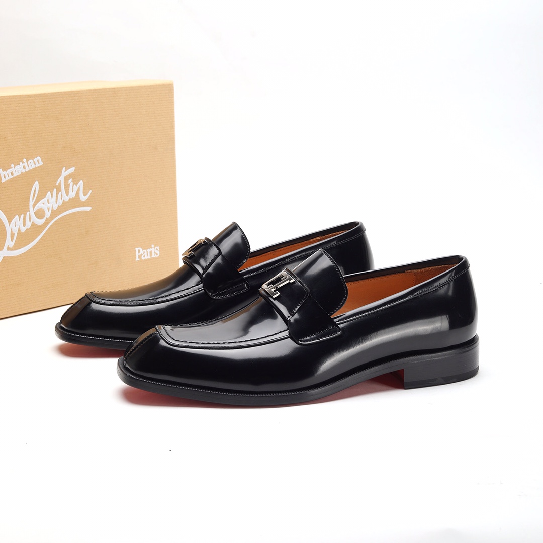 Christian Louboutin Style Leather Men's Shoes Men's Shoes Men's Shoes detail image 3 from source 782747