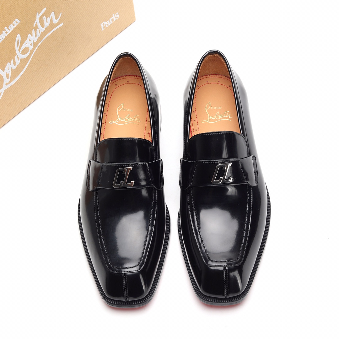 Christian Louboutin（cl男） Style Leather Men's Shoes Lookbook Reference image 1