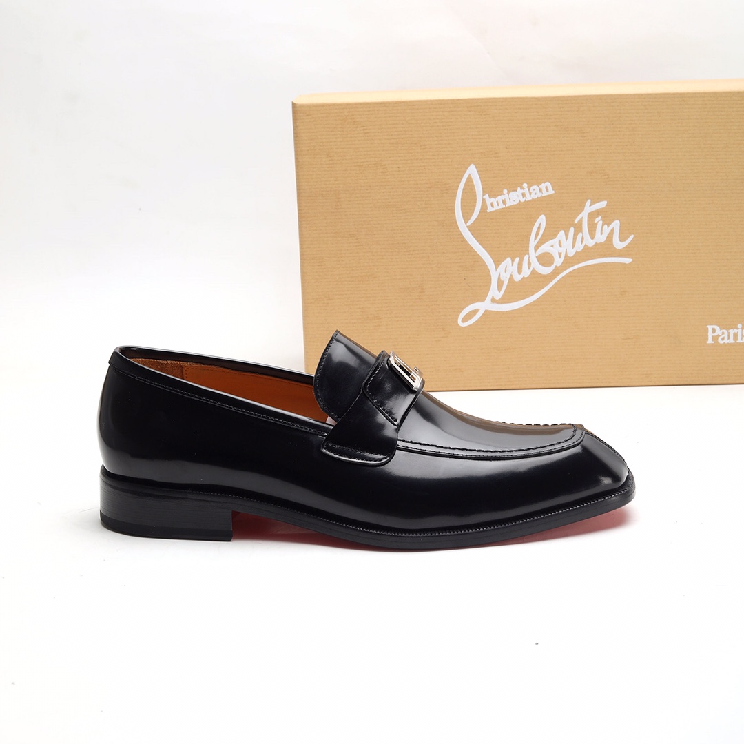 Christian Louboutin Style Leather Men's Shoes Men's Shoes Men's Shoes detail image 4 from source 782747