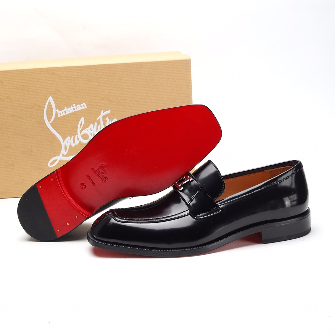 Christian Louboutin Style Leather Men's Shoes Men's Shoes Men's Shoes detail image 9 from source 782747
