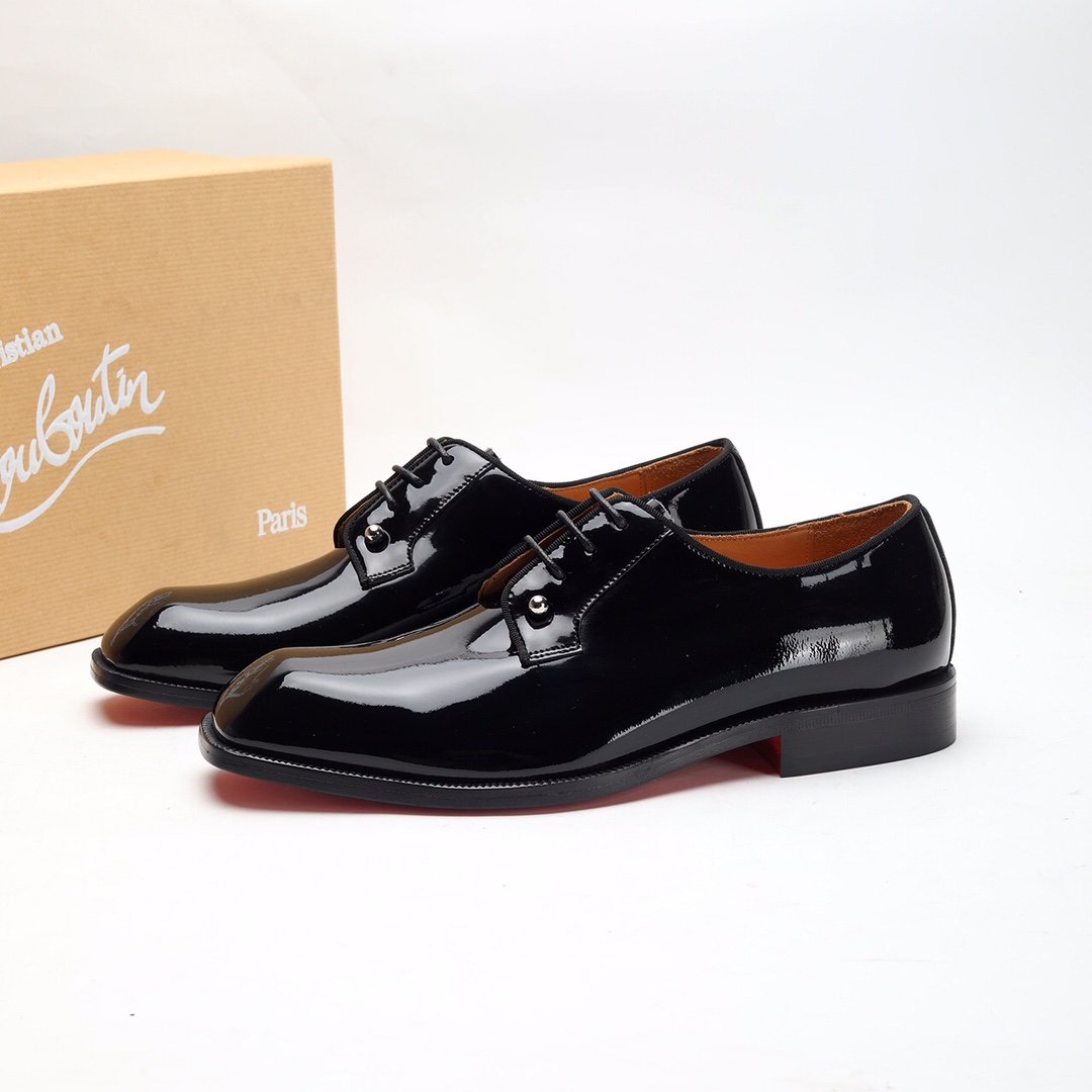 Christian Louboutin Style Leather Men's Shoes Men's Shoes Men's Shoes detail image 3 from source 782745