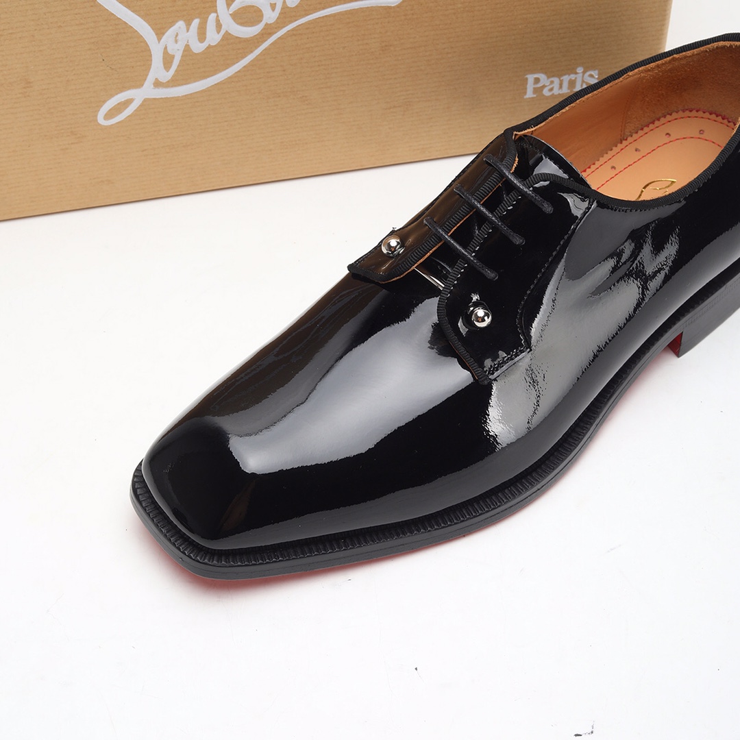 Christian Louboutin Style Leather Men's Shoes Men's Shoes Men's Shoes detail image 6 from source 782745