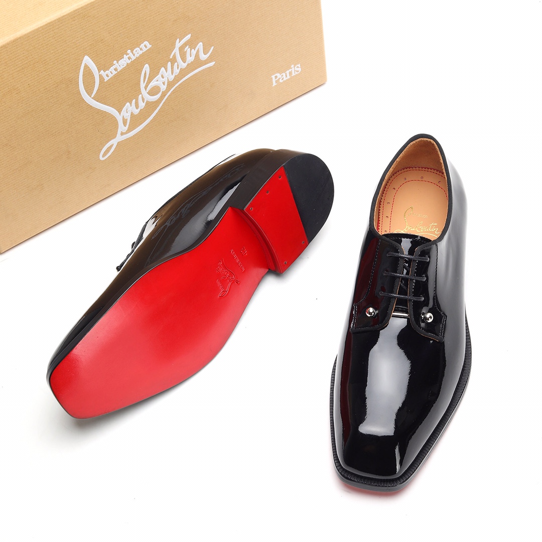 Christian Louboutin Style Leather Men's Shoes Men's Shoes Men's Shoes detail image 8 from source 782745