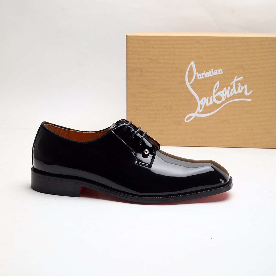 Christian Louboutin Style Leather Men's Shoes Men's Shoes Men's Shoes detail image 4 from source 782745