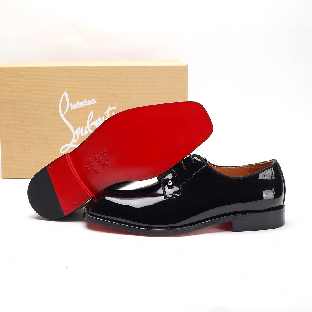 Christian Louboutin Style Leather Men's Shoes Men's Shoes Men's Shoes detail image 9 from source 782745