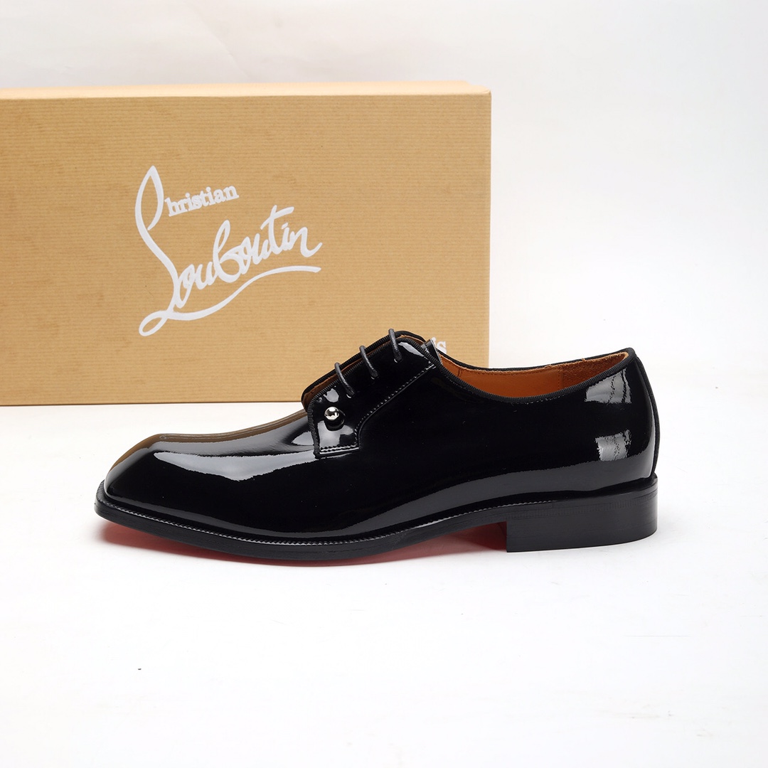 Christian Louboutin Style Leather Men's Shoes Men's Shoes Men's Shoes detail image 5 from source 782745