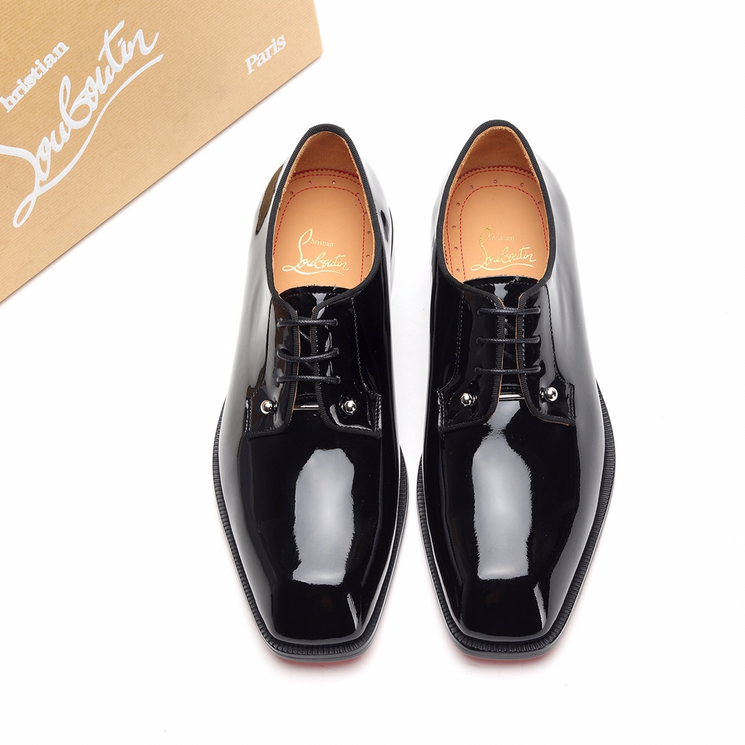 Christian Louboutin（cl男） Style Leather Men's Shoes Lookbook Reference image 1