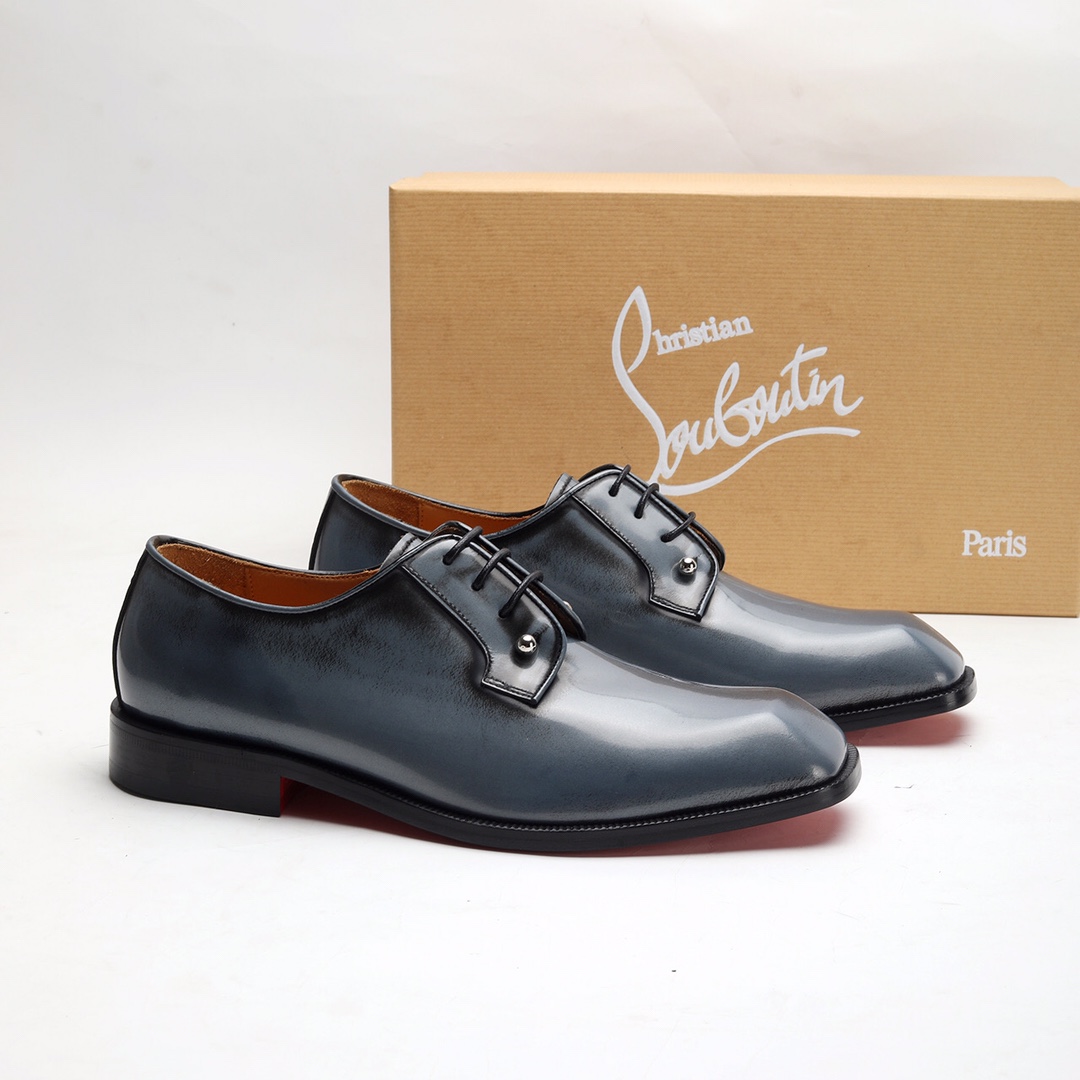 Christian Louboutin（cl男） Style Leather Men's Shoes Lookbook Reference image 2