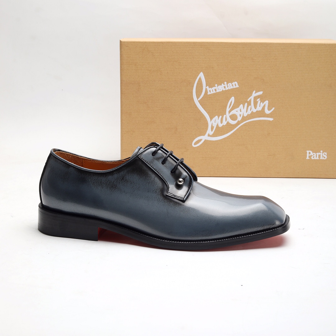 Christian Louboutin Style Leather Men's Shoes Men's Shoes Men's Shoes detail image 4 from source 782743