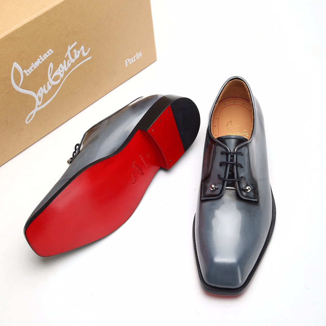 Christian Louboutin Style Leather Men's Shoes Men's Shoes Men's Shoes detail image 8 from source 782743
