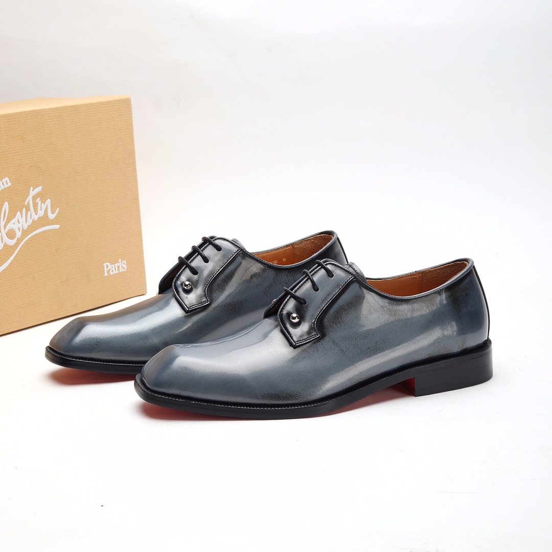 Christian Louboutin Style Leather Men's Shoes Men's Shoes Men's Shoes detail image 3 from source 782743