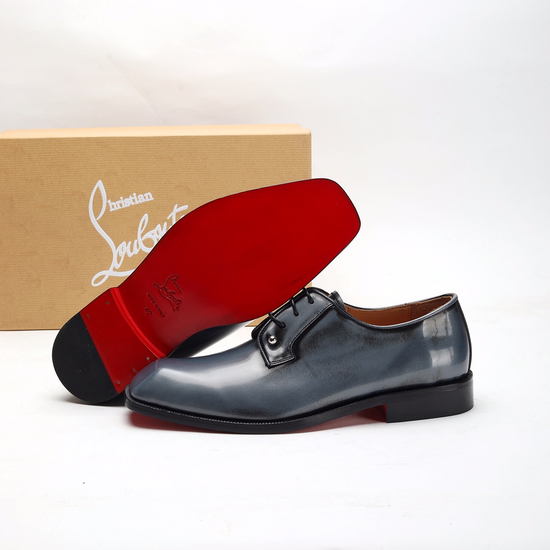 Christian Louboutin Style Leather Men's Shoes Men's Shoes Men's Shoes detail image 9 from source 782743
