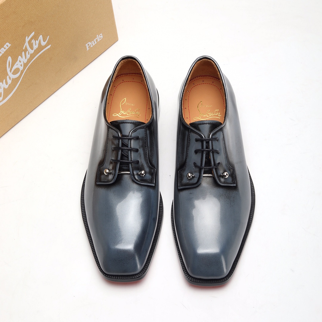 Christian Louboutin（cl男） Style Leather Men's Shoes Lookbook Reference image 1