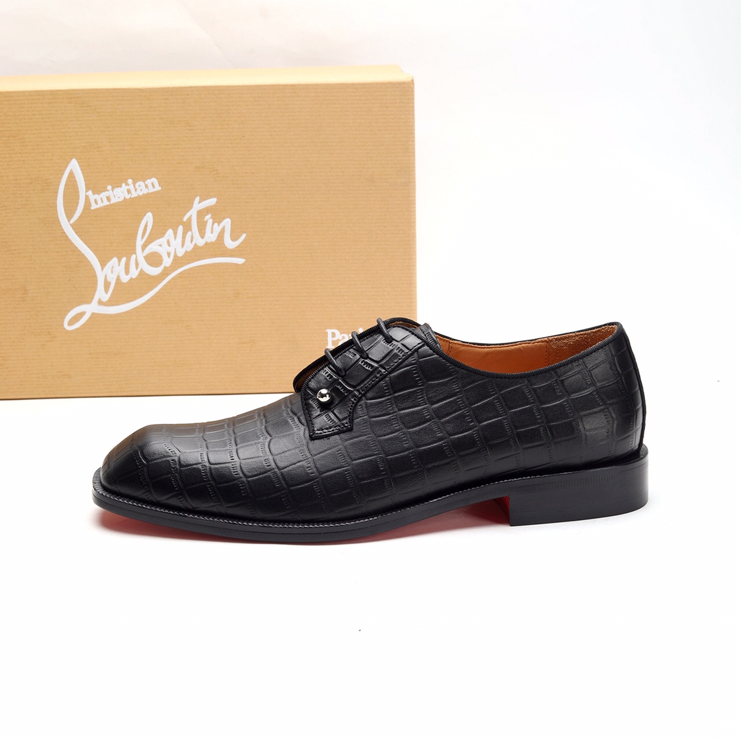 Christian Louboutin Style Leather Men's Shoes Men's Shoes Men's Shoes detail image 5 from source 782740
