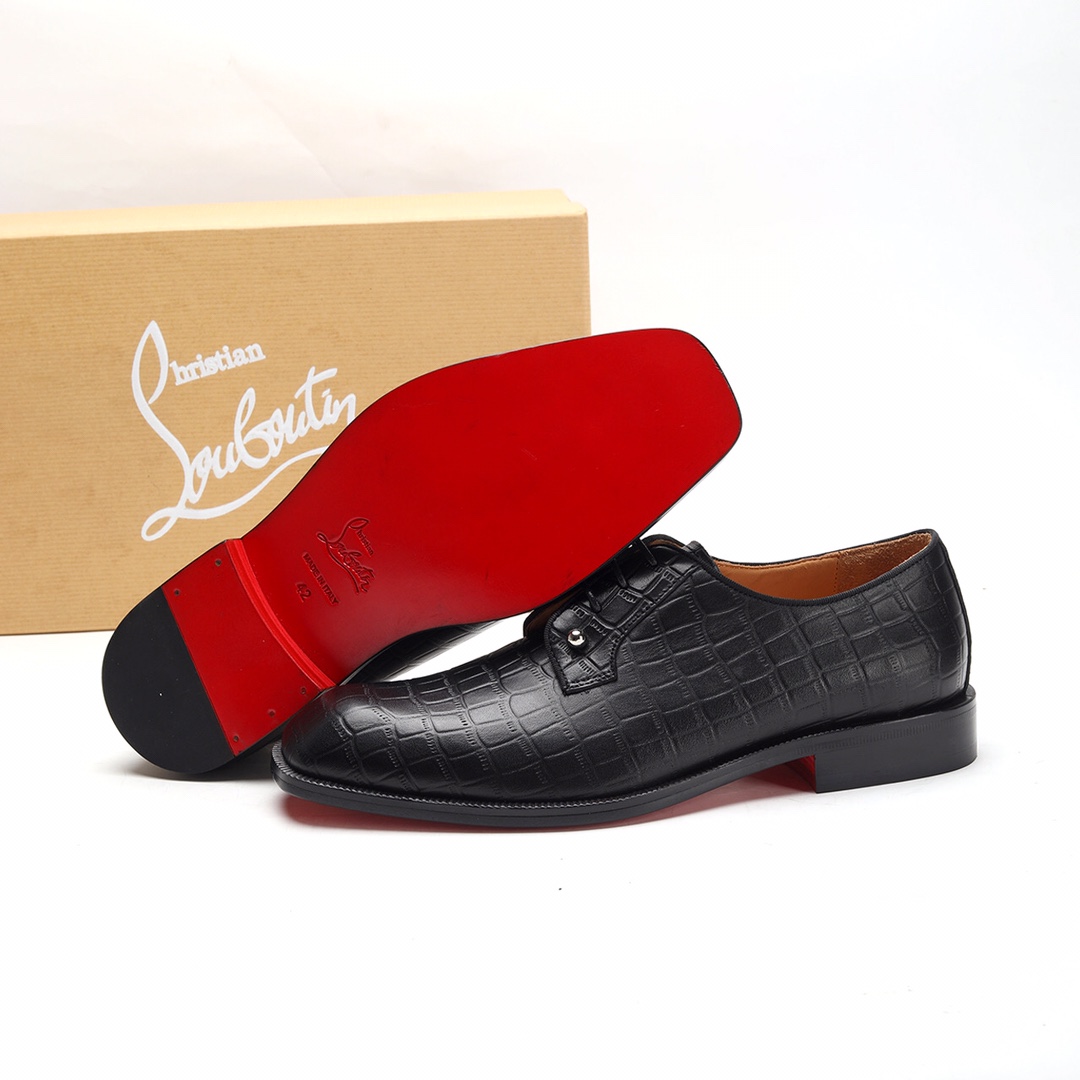 Christian Louboutin Style Leather Men's Shoes Men's Shoes Men's Shoes detail image 9 from source 782740