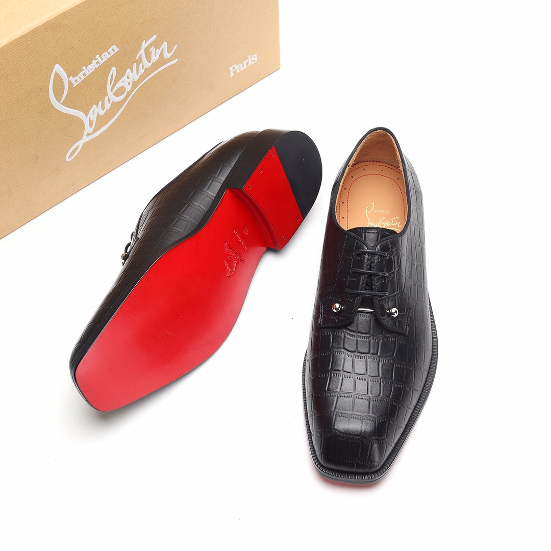 Christian Louboutin Style Leather Men's Shoes Men's Shoes Men's Shoes detail image 8 from source 782740