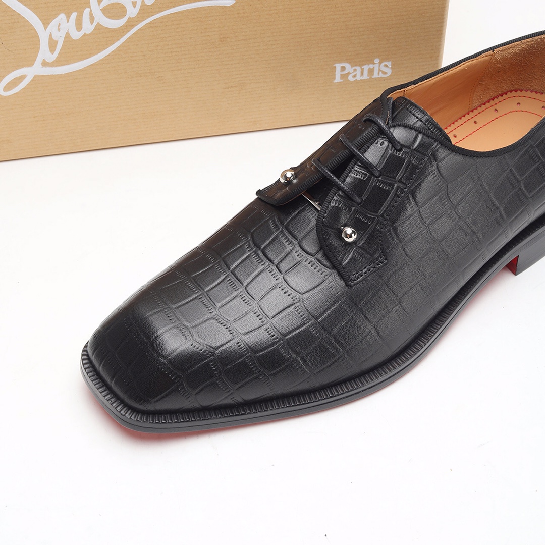 Christian Louboutin Style Leather Men's Shoes Men's Shoes Men's Shoes detail image 6 from source 782740