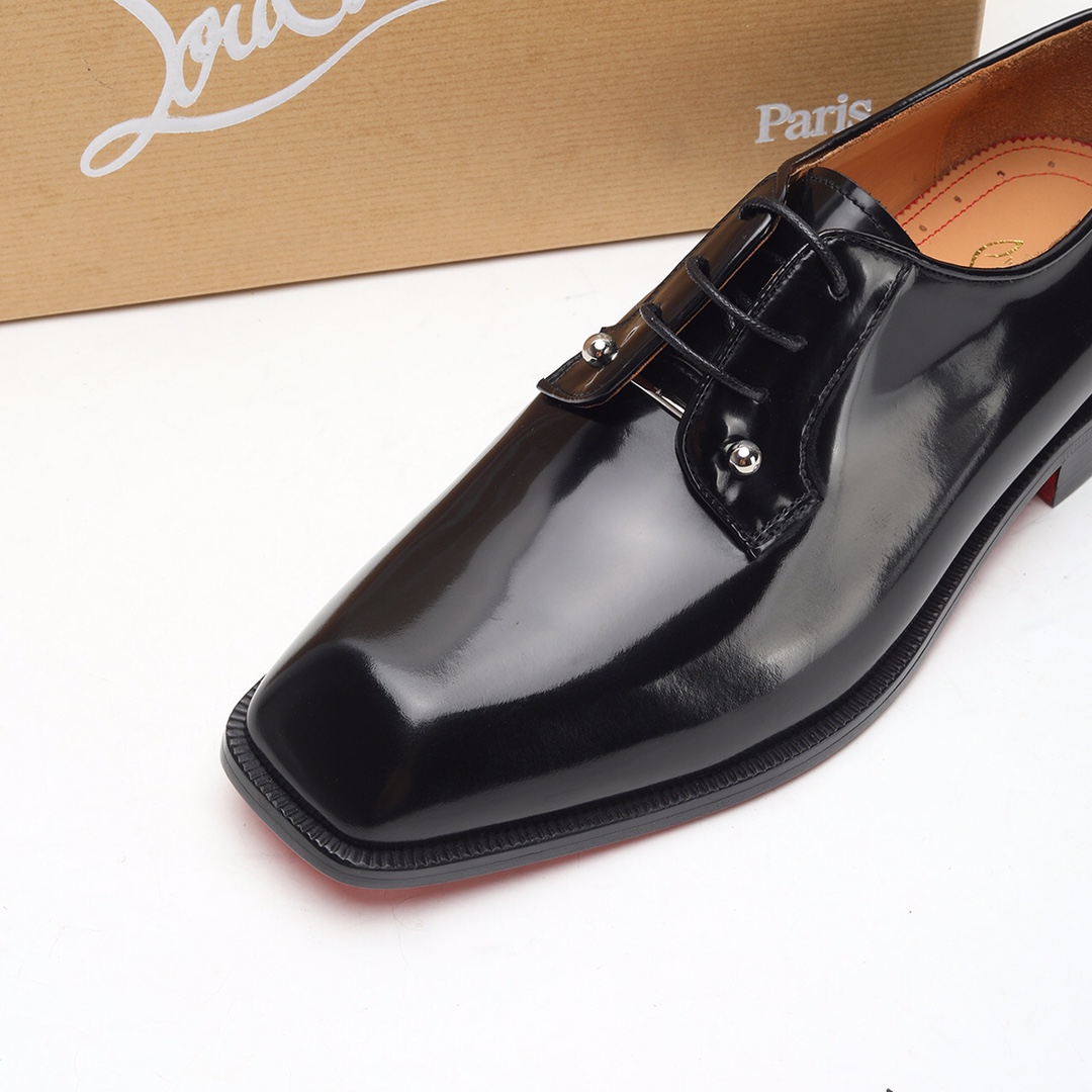 Christian Louboutin Style Leather Men's Shoes Men's Shoes Men's Shoes detail image 6 from source 782741
