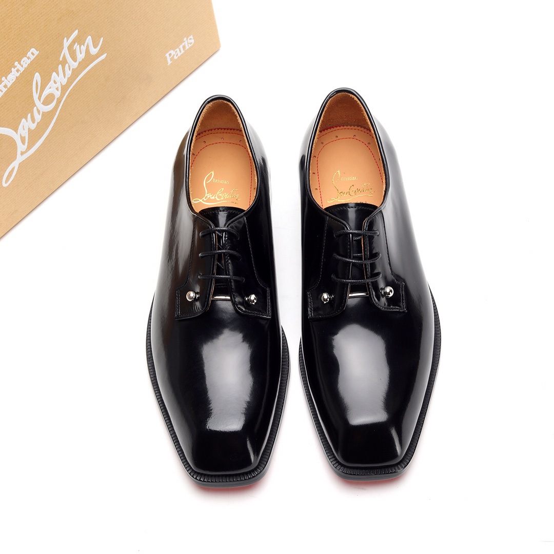 Christian Louboutin（cl男） Style Leather Men's Shoes Lookbook Reference image 1