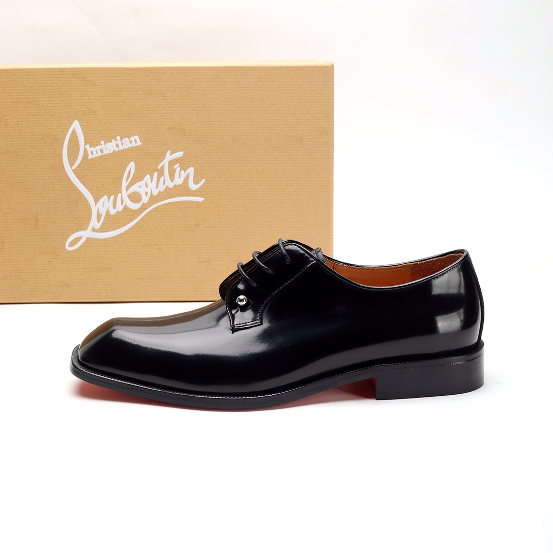 Christian Louboutin Style Leather Men's Shoes Men's Shoes Men's Shoes detail image 5 from source 782741