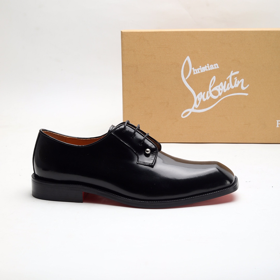 Christian Louboutin Style Leather Men's Shoes Men's Shoes Men's Shoes detail image 4 from source 782741