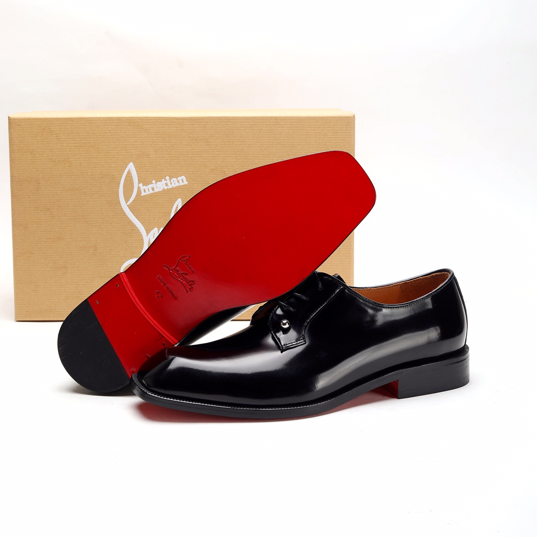 Christian Louboutin Style Leather Men's Shoes Men's Shoes Men's Shoes detail image 9 from source 782741