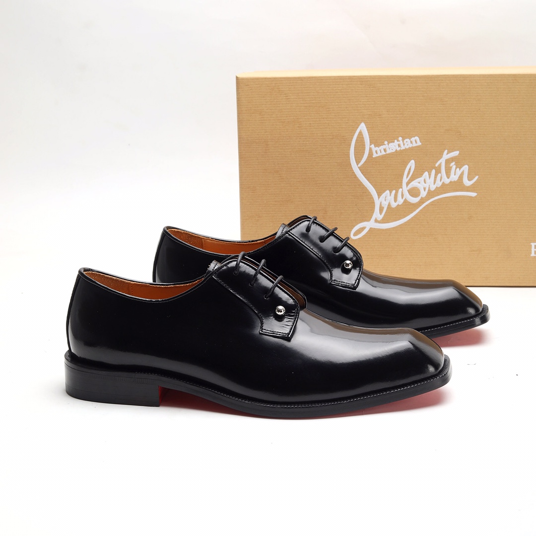 Christian Louboutin（cl男） Style Leather Men's Shoes Lookbook Reference image 2