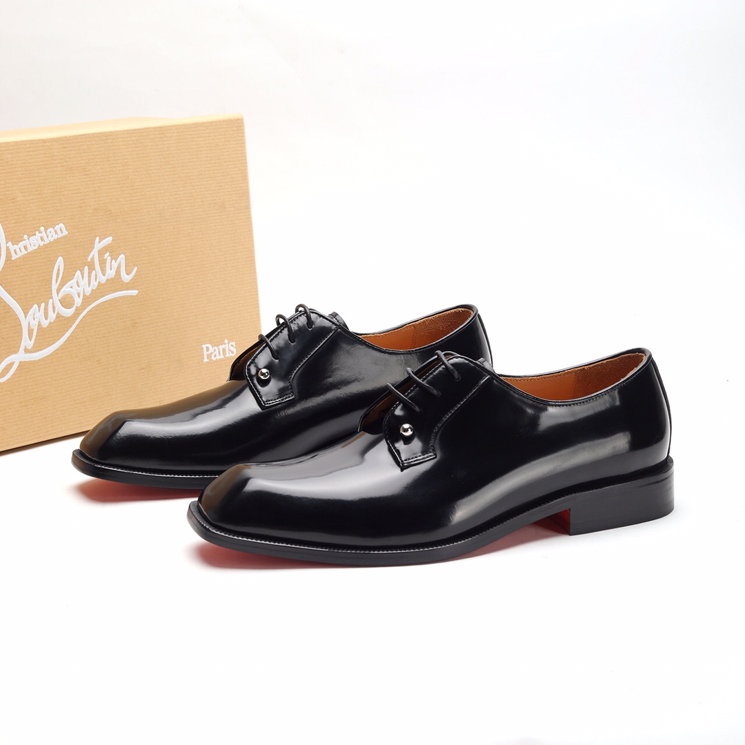 Christian Louboutin Style Leather Men's Shoes Men's Shoes Men's Shoes detail image 3 from source 782741