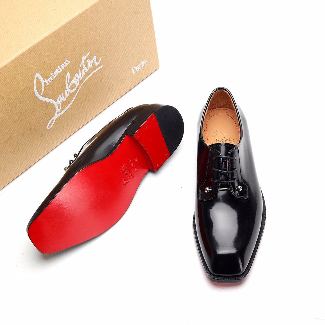 Christian Louboutin Style Leather Men's Shoes Men's Shoes Men's Shoes detail image 8 from source 782741