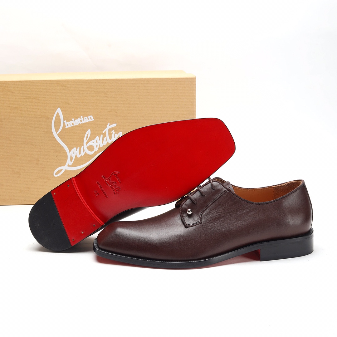 Christian Louboutin Style Leather Men's Shoes Men's Shoes Men's Shoes detail image 9 from source 782739