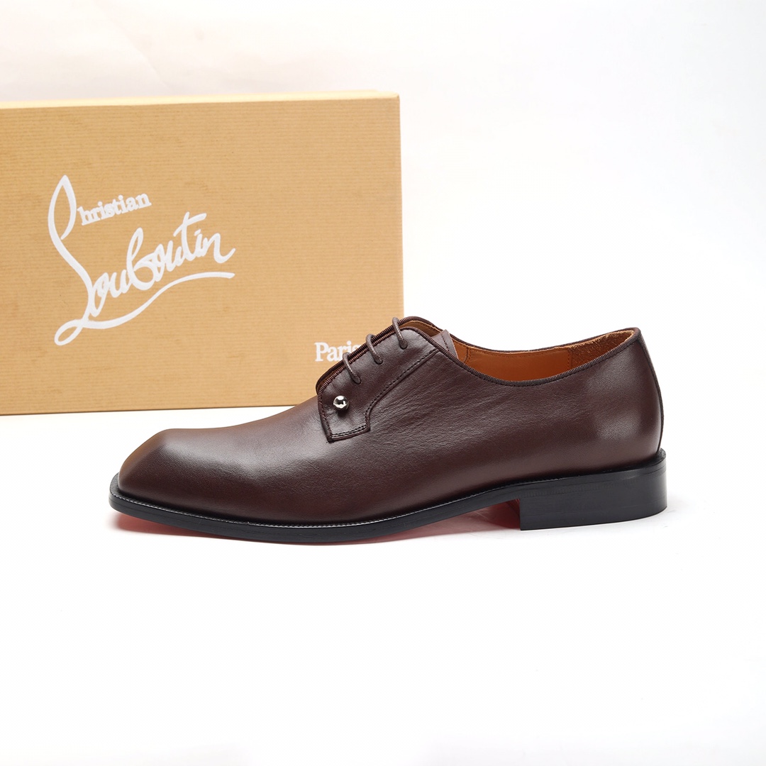 Christian Louboutin Style Leather Men's Shoes Men's Shoes Men's Shoes detail image 5 from source 782739